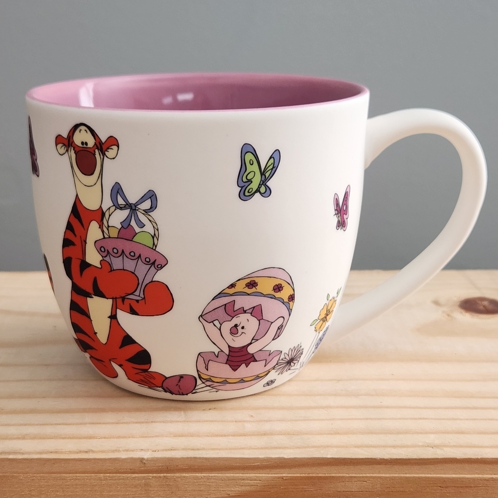 Disney Pooh, Piglet, Eeyore, and Tigger Spring Easter Egg Soft Touch Mug